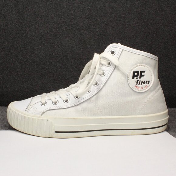 PF Flyers Made In USA Center Hi Top Sneakers Mens Size 7 (6.5) Womens 9 (8.5) - Picture 6 of 13